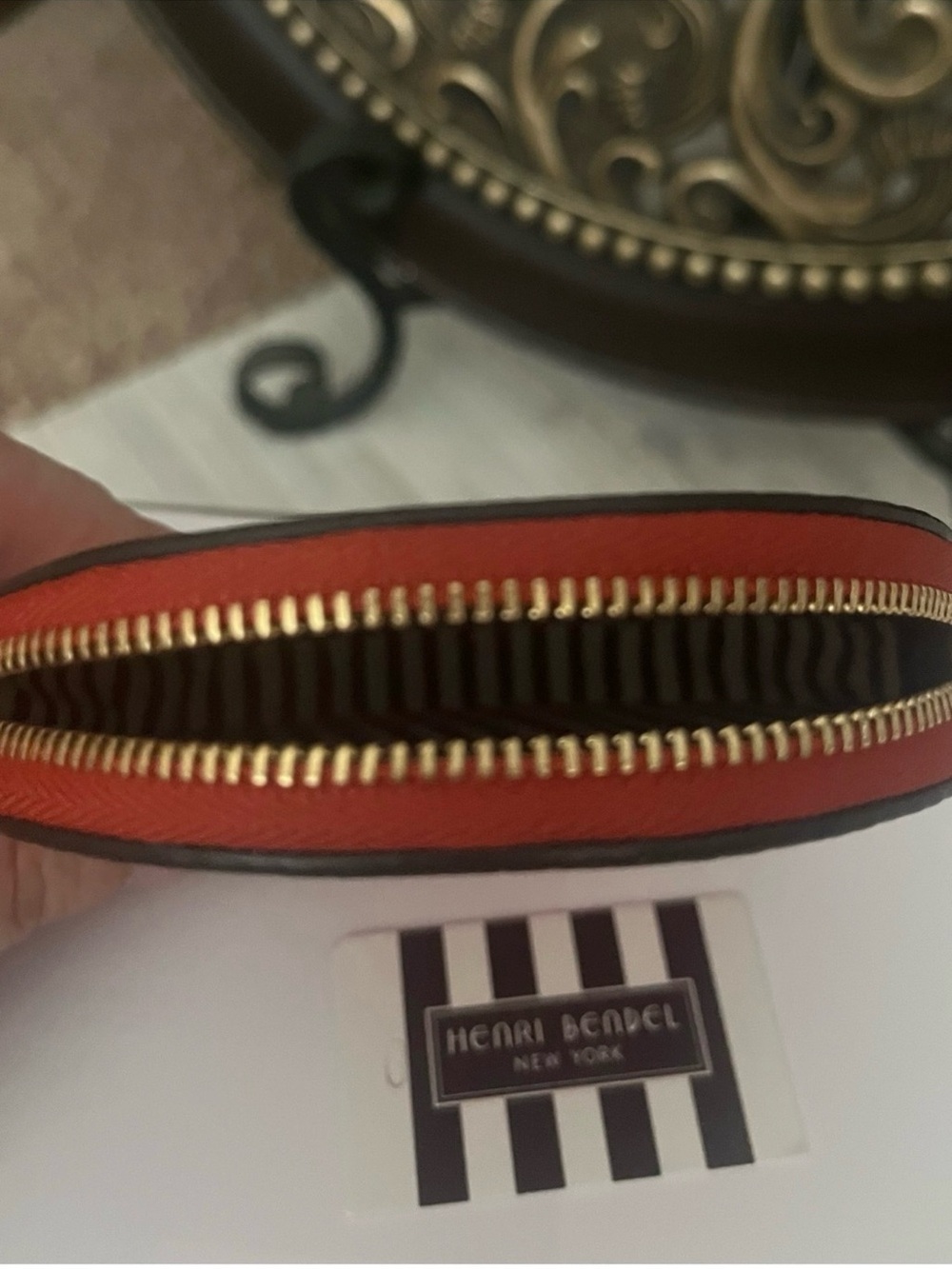 Henri Bendel Zip Coin Pouch NWT - Picture 3 of 3